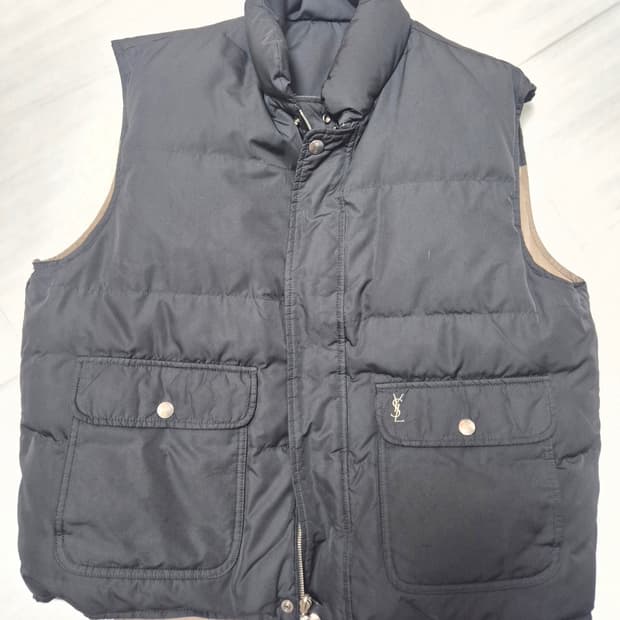 YSL 패딩 조끼 