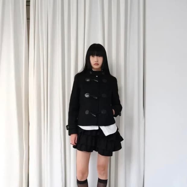 순지 더플 후드 코트 떡코 구해요 