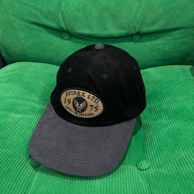 아비렉스 투톤 코듀로이 볼캡