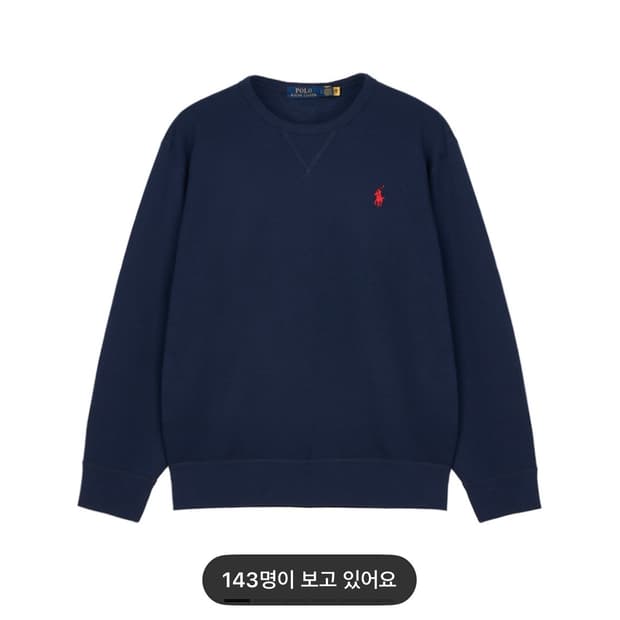 폴로 랄프 로렌 RL 스웨트셔츠 맨투맨 네이비