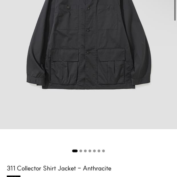 (새상품) 마이라이브러리 311 콜렉터 셔츠자켓 L