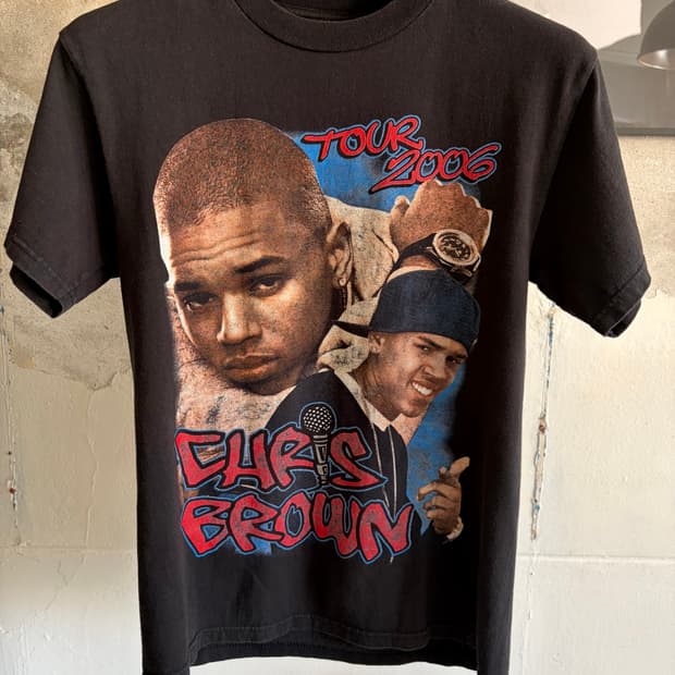 00s 크리스브라운 투어 티셔츠