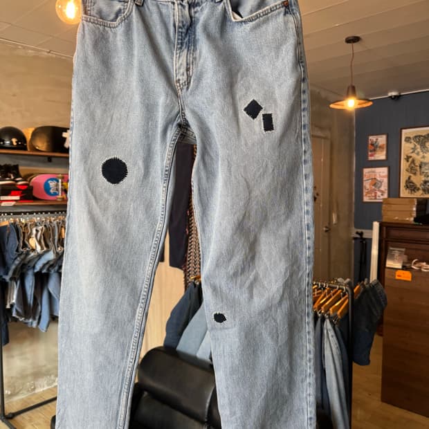  levi.s 550 34x32 핸드메이드 패치워크