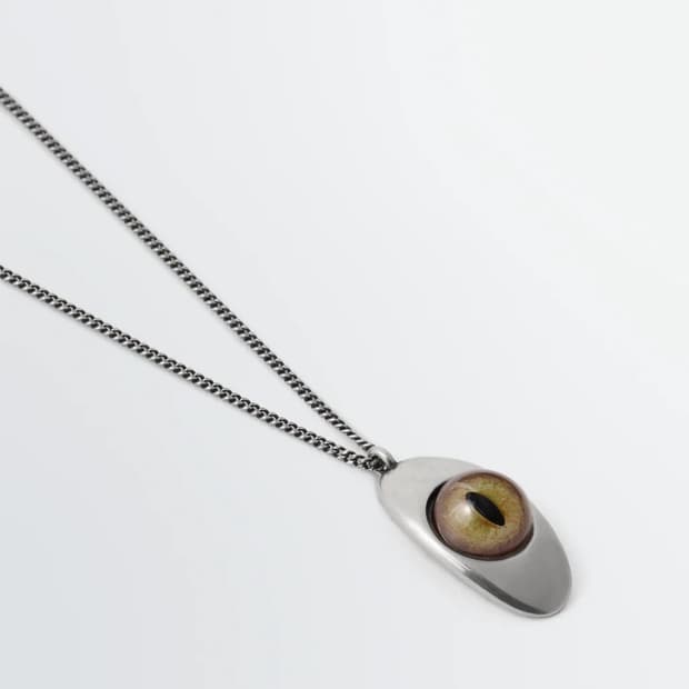 르메르 26ss 캣 아이 목걸이/실버