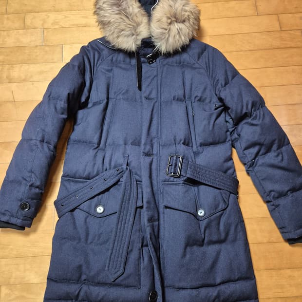 버버리 런던/ 라쿤 울패딩 /m