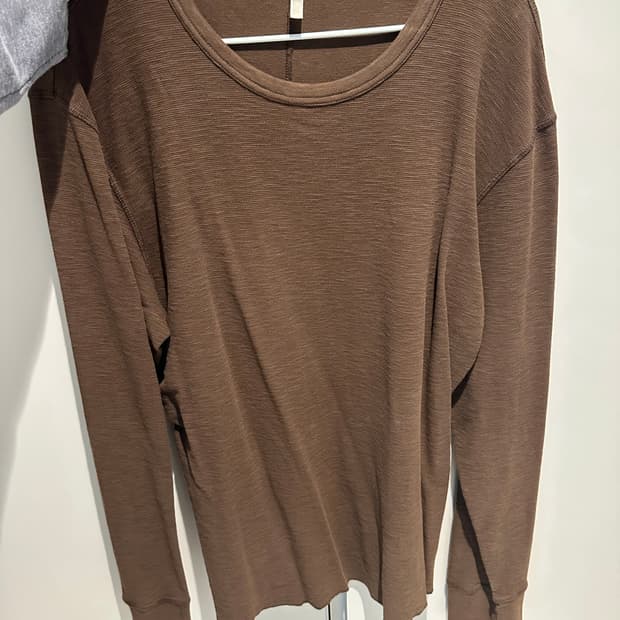 Sunflower 와플 컷오프 롱슬리브