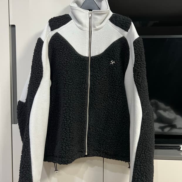 Gmbh 플리츠 자켓 블랙/그레이 L