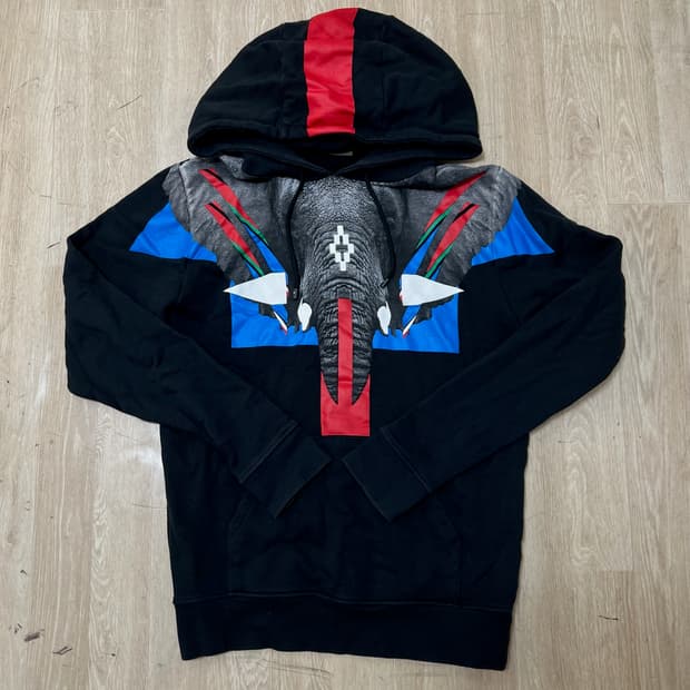 마르셀로 불론 프린팅 후드티 XS 