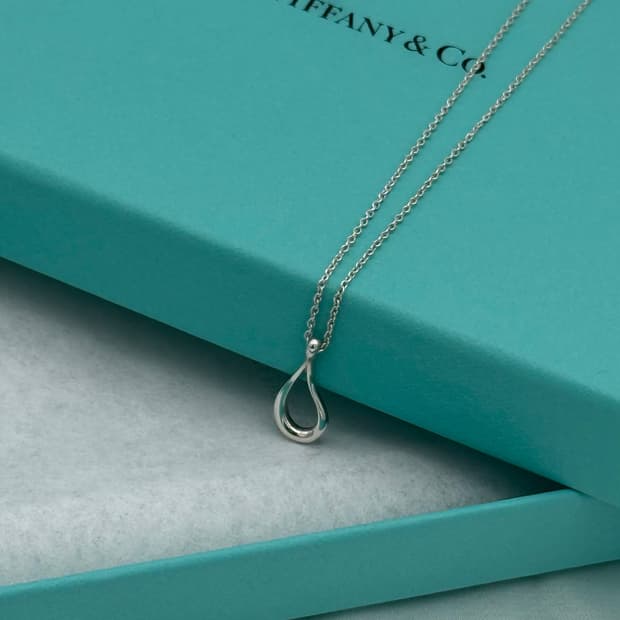 티파니앤코 오픈 티어 드롭 목걸이