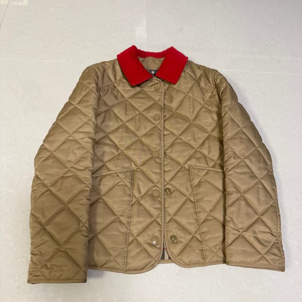 버버리 아동 퀄팅자켓