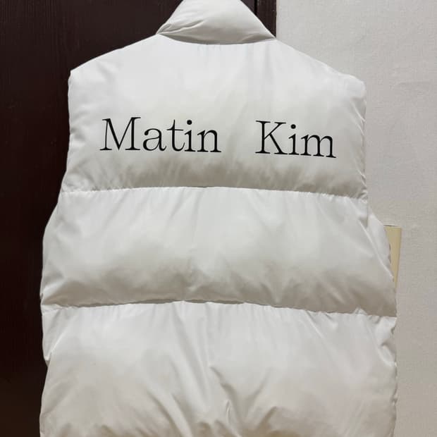 마뗑킴 조끼패딩 [S]