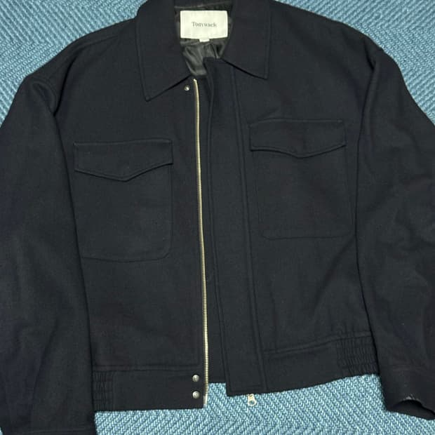 토니웩 메리노 울 자켓 네이비 XL