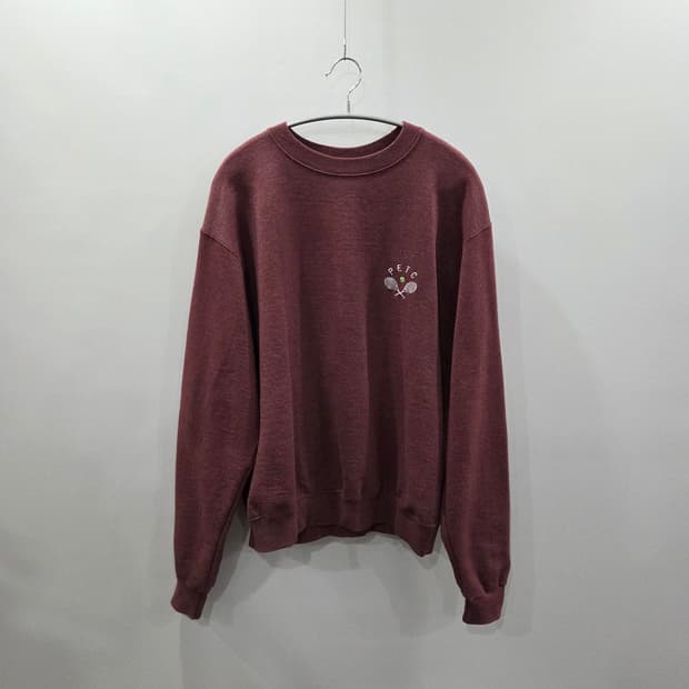 챔피온 에코 맨투맨 버건디 M