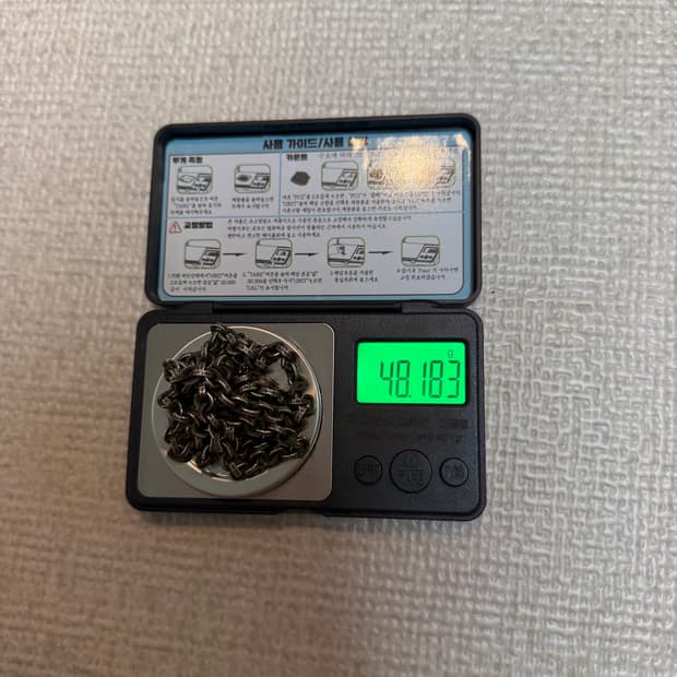 크롬하츠 페이퍼체인 24인치 단품