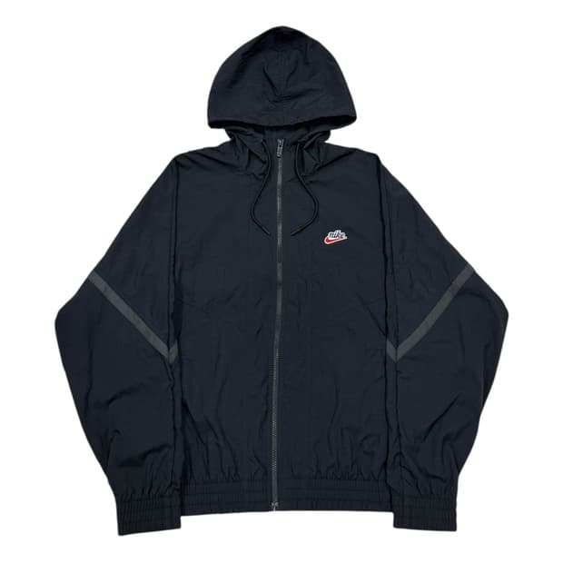 나이키 헤리티지 윈드러너 바람막이 자켓 블랙 L