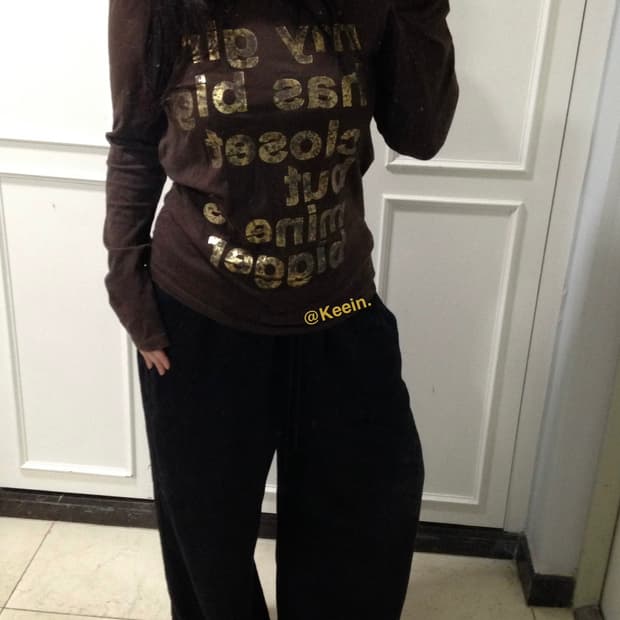 Jack&jill lettering  longsleeve