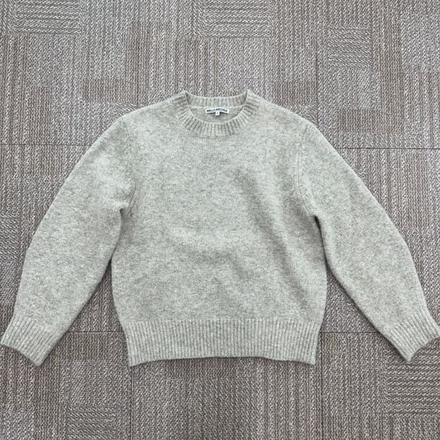 밀로 아카이브 Crop Silhouette Knit [Melange Gr