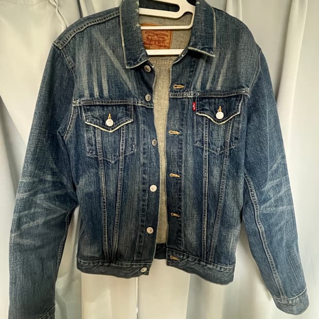 리바이스 데님 자켓 m
