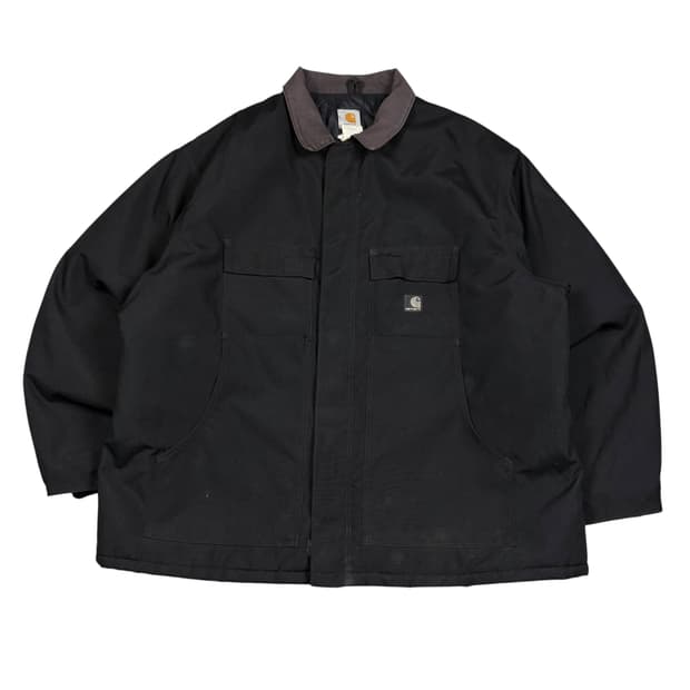 칼하트 블랙컬러 C55 워크 자켓
