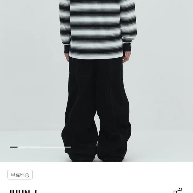 [L] 25SS ARCHIVE 페이크 스웨이드 프린트 스트라이프 오버핏