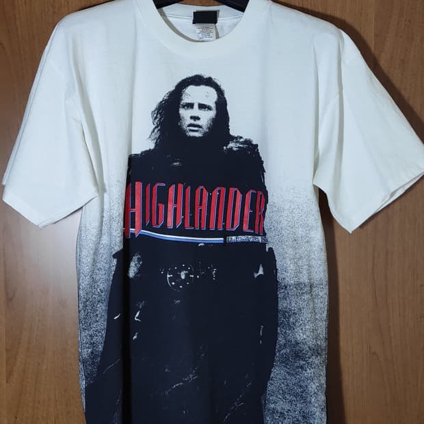 90s 하이랜더 무비 티셔츠 105