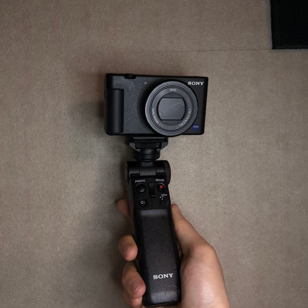 소니 ZV-1 브이로그 카메라 + 슈팅그립