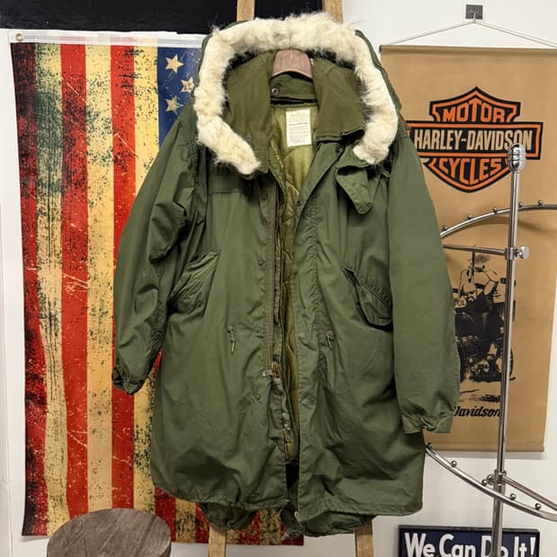 80s 오리지널 M-65 피쉬테일 개파카 풀세트 OG 밀리터리