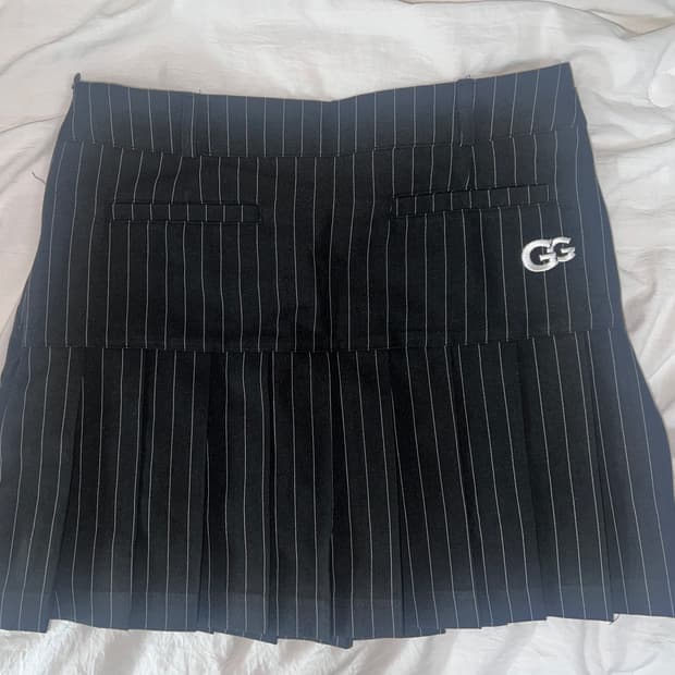 stripe mini skirt golf 골프 미니 스커트 팬던트