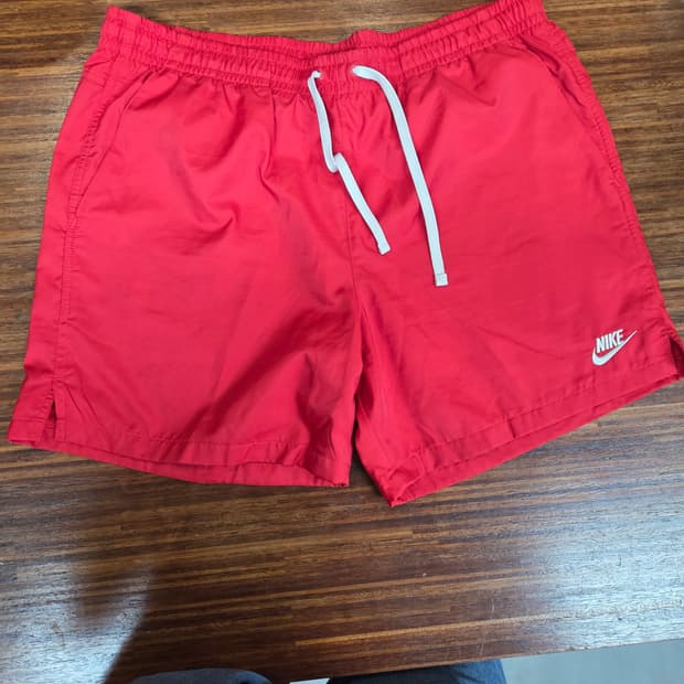 나이키 해외판 우븐플로우 쇼츠반바지 레드 L xl