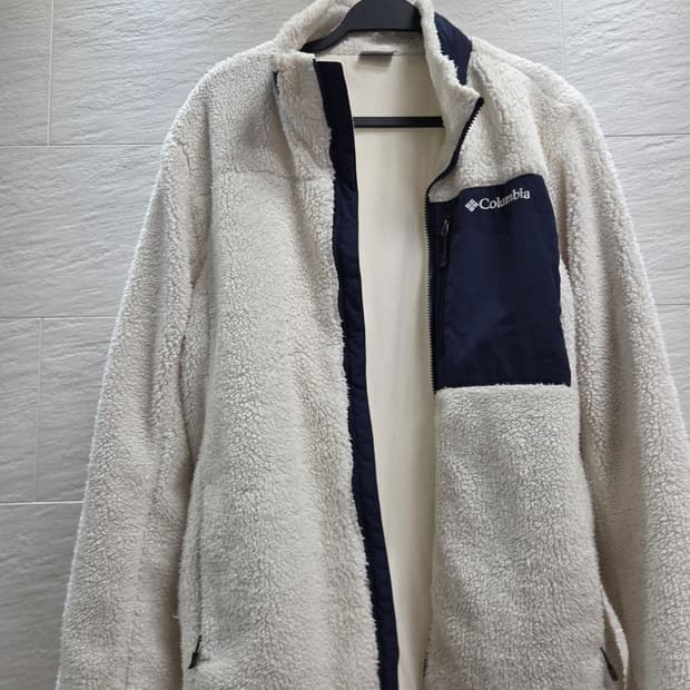 컬럼비아 플리스 자켓 화이트(XXL)