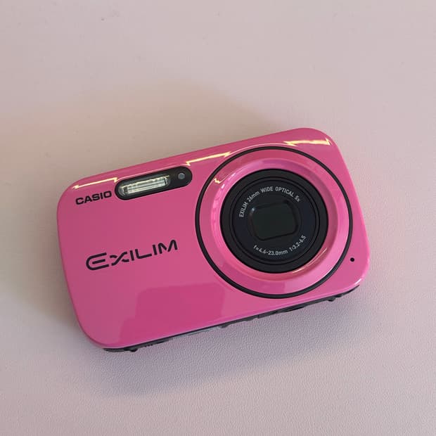 (핑크) CASIO 카시오 엑슬림 EXILIM N1 빈티지 디지털카메라
