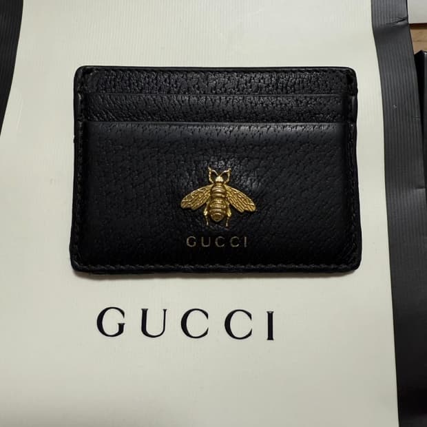 구찌 애니멀리에 꿀벌 카드지갑