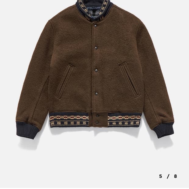 [이스트로그] 테디 블루종 점퍼 자켓 (XL)