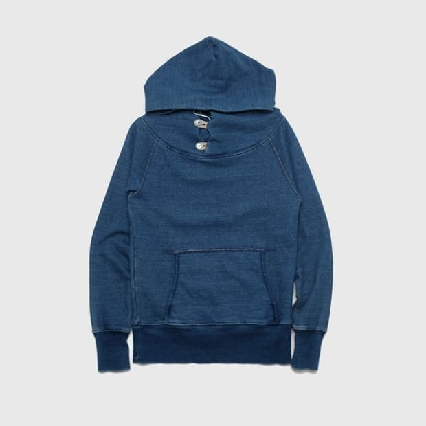 indigo hoodie