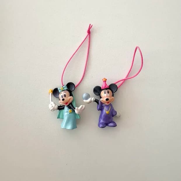 디즈니 미니마우스 별자리 키링 스트랩 피규어