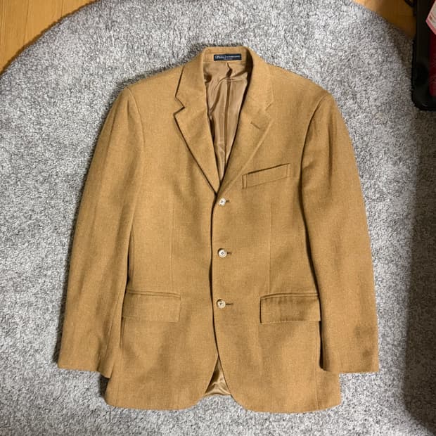 폴로 랄프로렌 버진울 앙고라 블레이저