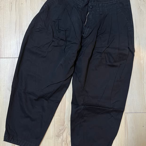 포터클래식 사치모 블랙 치노 팬츠