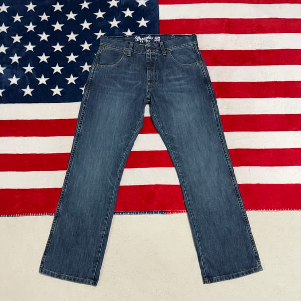 랭글러부츠컷데님 wrangler bootcut denim웨스턴부츠컷데님