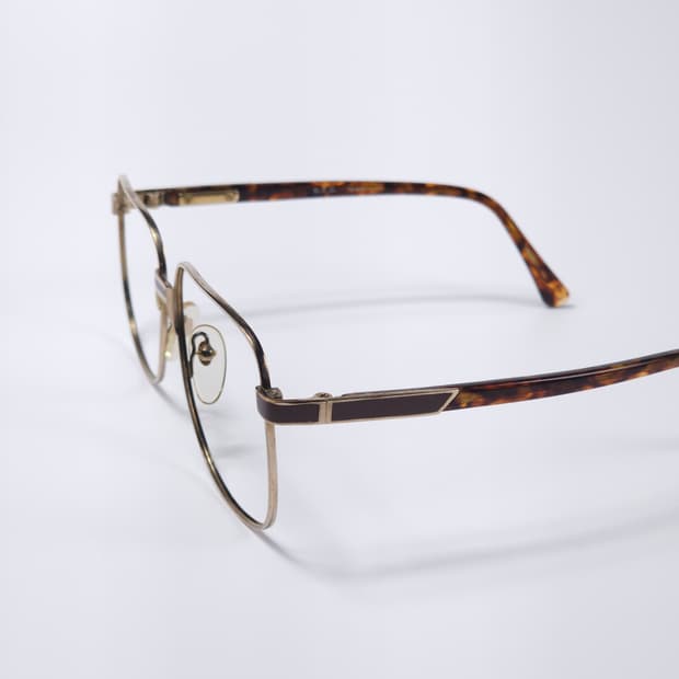 18K 도금 90년도 올드빈티지 톨토이즈 안경