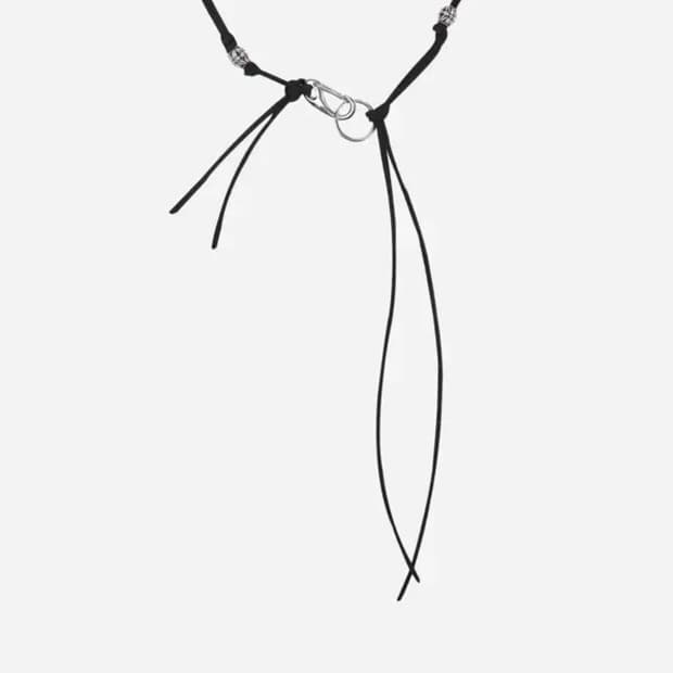 세릭 스웨이드 키체인 목걸이 SUEDE KEY CHAIN NECKLACE