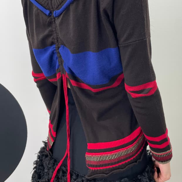 Marithe Francois Girbaud 셔링 니트 새상품