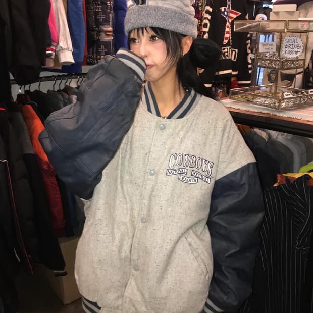 <NFL Dallas Cowboys Logo Varsity Jacket