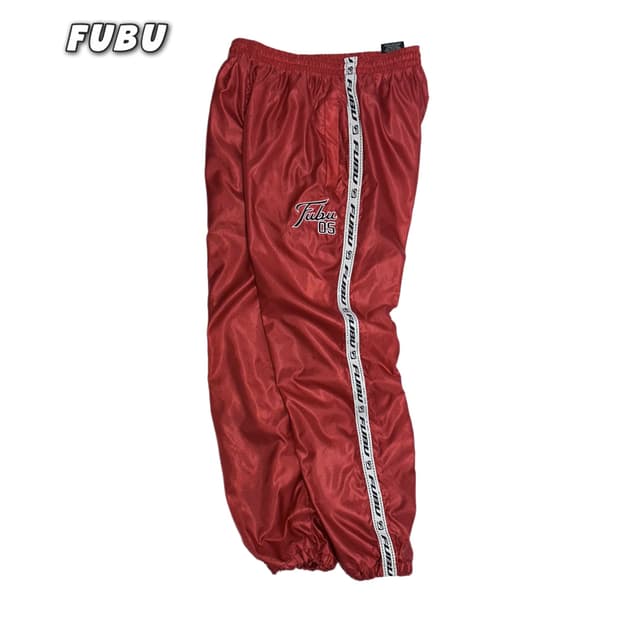 후부 fubu 사이드라인 나일론 조거팬츠 올드스쿨