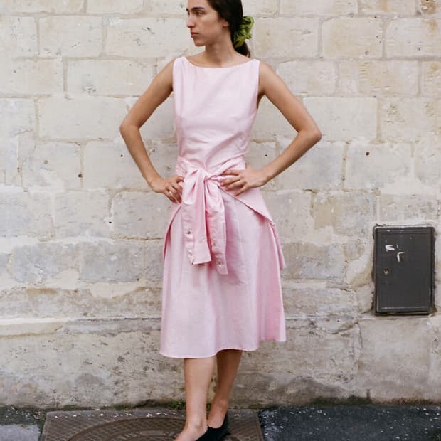 Hai Lia Dress - Pink (Silk) M
