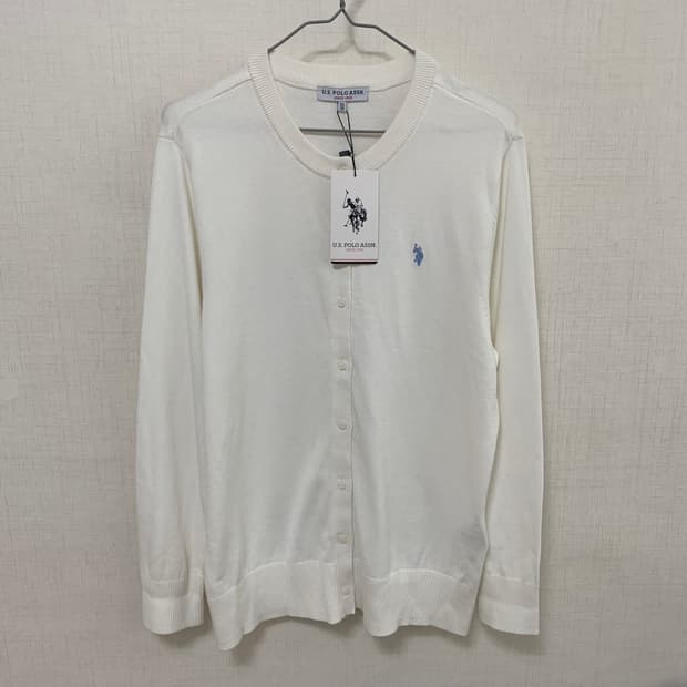 US 폴로 정품 가디건 24 신상 아이보리 2XL 블루 포니 110