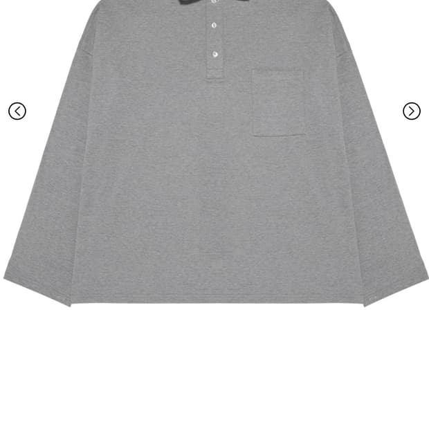 (새상품) 카미엔 x MJD OVERSIZED POLO GRAY