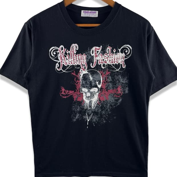 JPN 펑크 스컬 반팔티셔츠2860