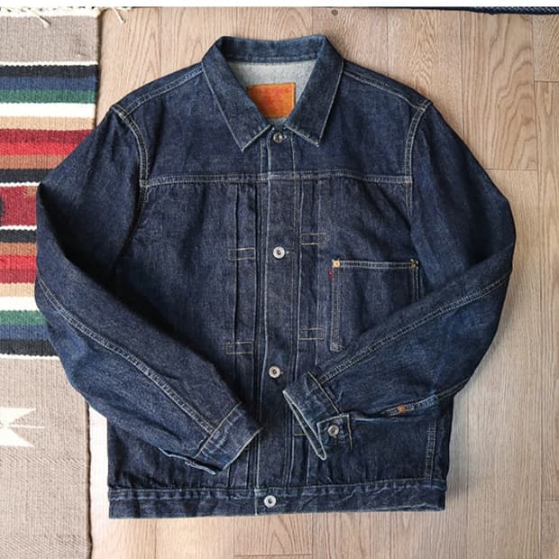 
일본판 TCB JEANS 1944년 대전판 복각 셀비지 1세대 데님자켓