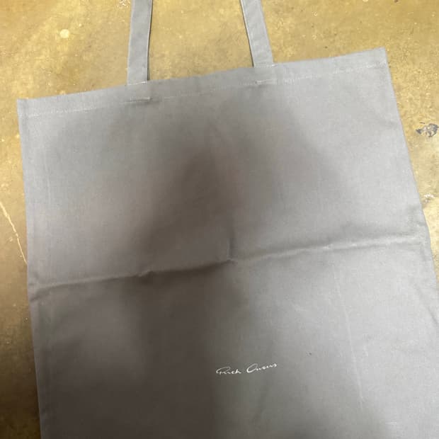 릭오웬스 쇼퍼백 그레이 새상품