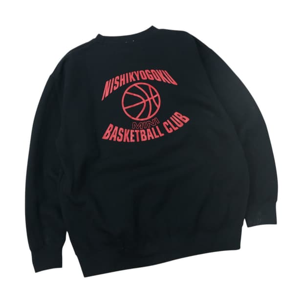 United Athle 유나이티드 애슬 빈티지 농구 클럽 블랙 맨투맨